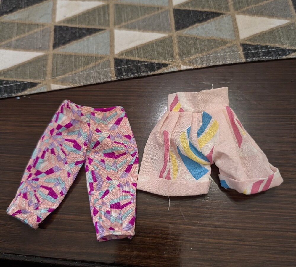 Barbie Doll DollbPink Patterned Shorts Set